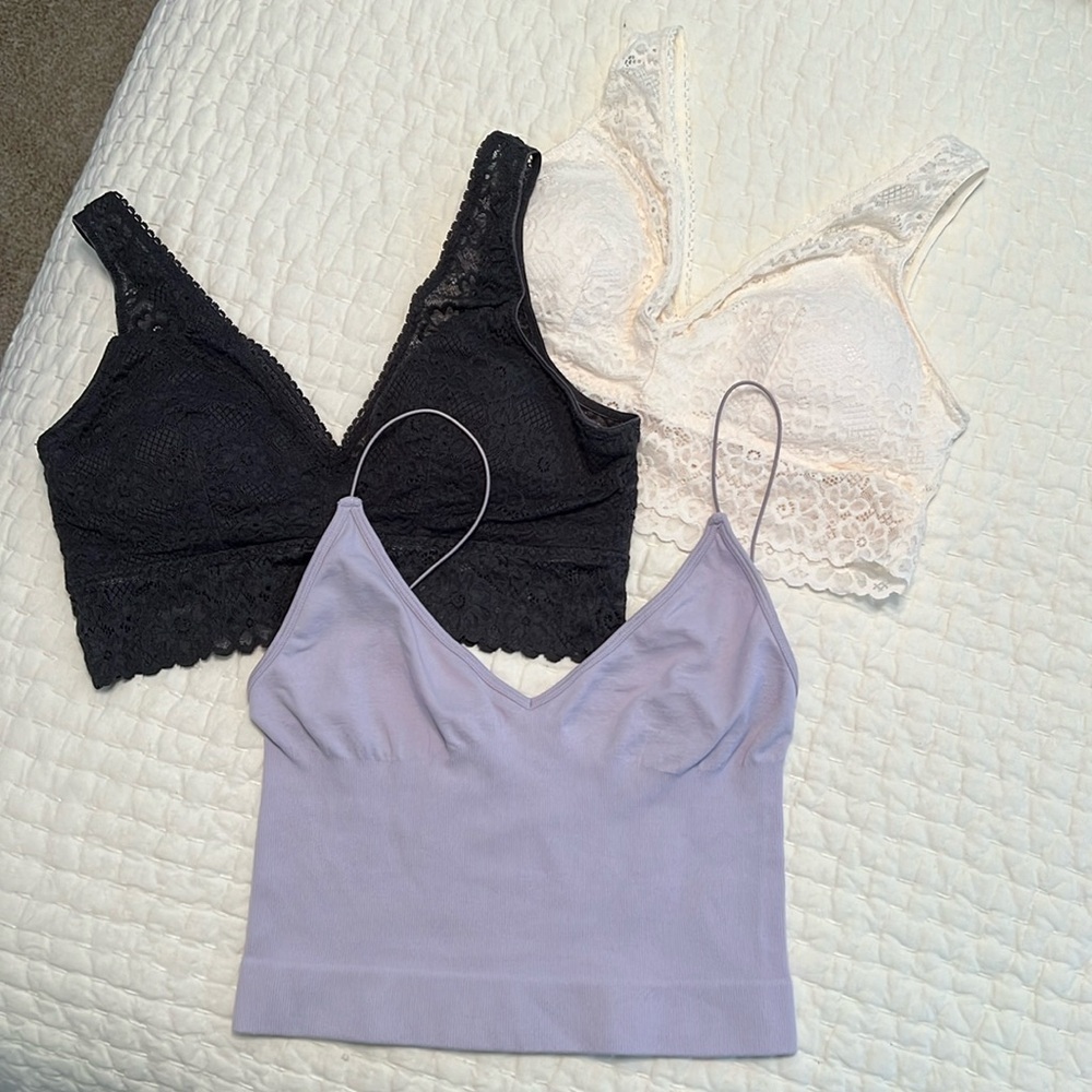 Bralettes 3 together